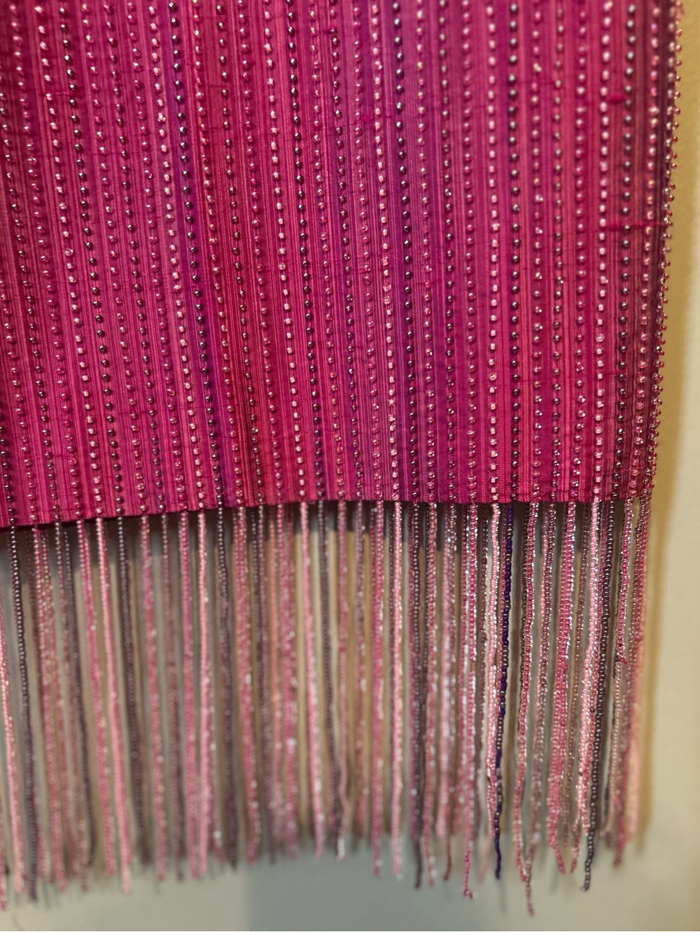 Muse silk skirt with fringe - Picture 7 of 15
